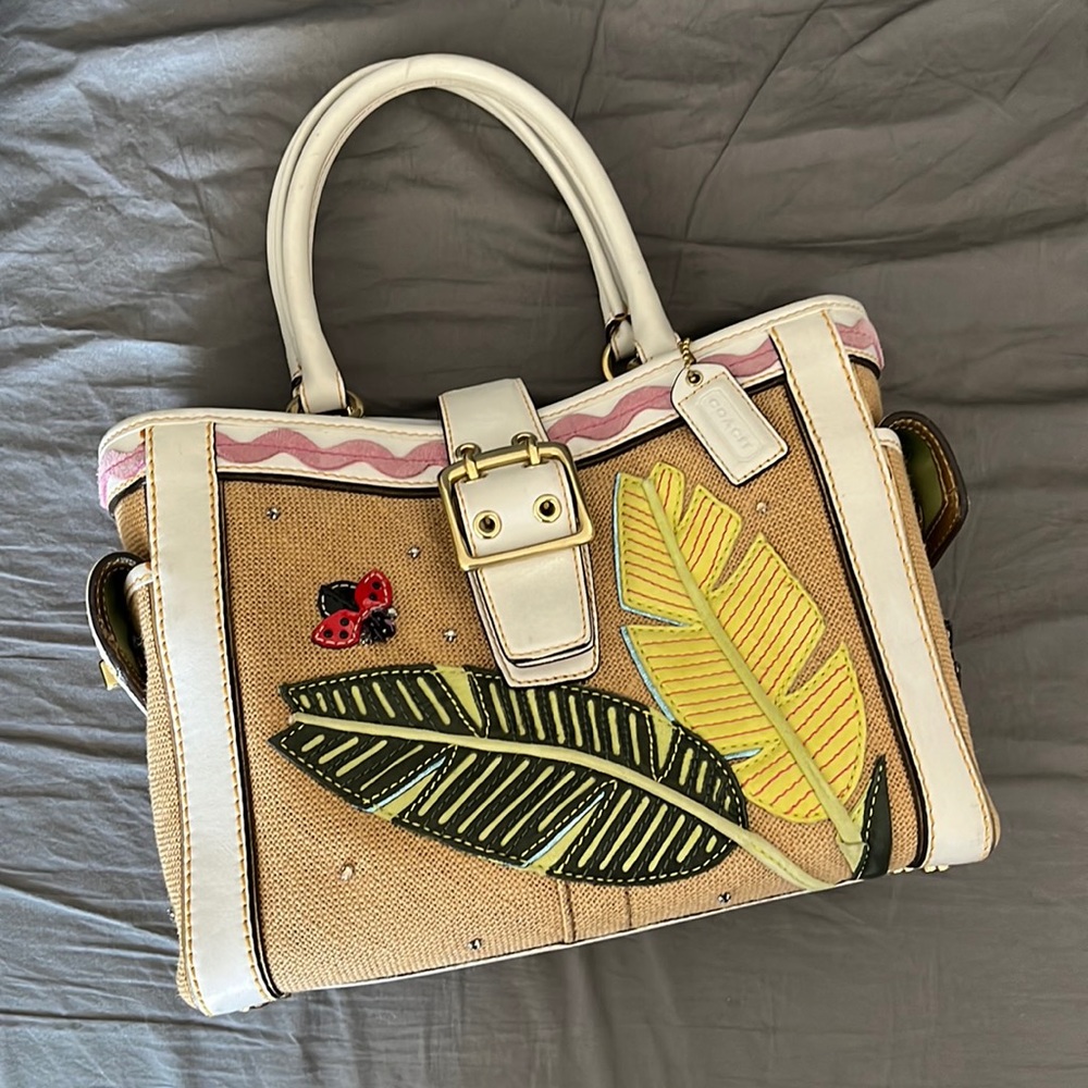 Coach Limited Edition Lady Bug Hampton Tote #4439